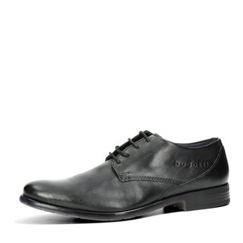 Bugatti férfi bőr alkalmi cipők - fekete