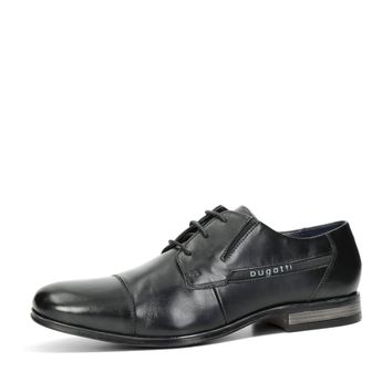 Bugatti férfi klasszikus alkalmi cipők bőr cipő - fekete