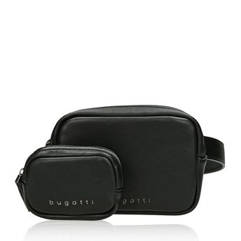 Bugatti női stílusos átvetős táska - fekete