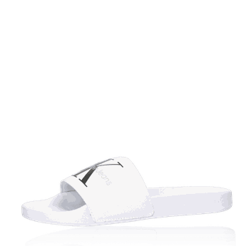 Calvin Klein női klasszikus papucs logóval - fehér