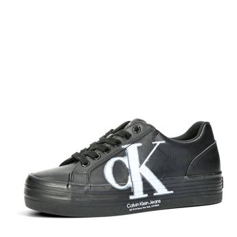 Calvin Klein női bőr sneakerek - fekete