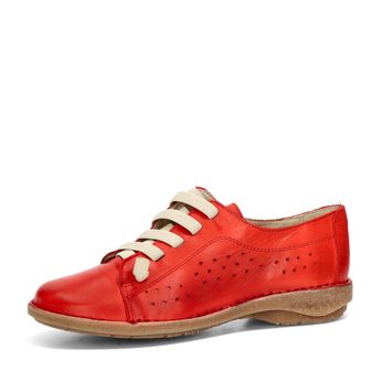 Creator női kényelmes félcipő bőr cipő - piros
