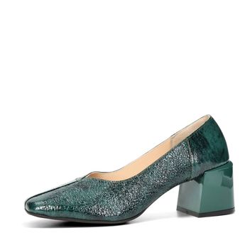 ETIMEĒ női elegáns magassarkú cipő - zöld
