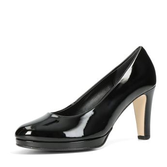 Gabor női lakkbőr magassarkú cipő - fekete