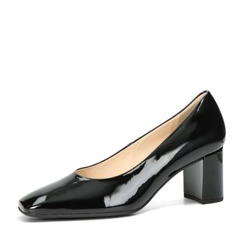 Högl női lakkbőr magassarkú cipő - fekete