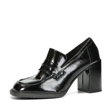 Marco Tozzi női divatos félcipő - fekete