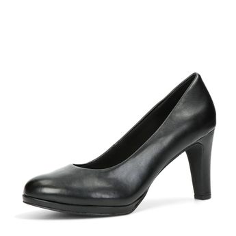 Marco Tozzi női klasszikus magassarkú cipő - fekete