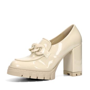 Olivia shoes női lakkbőr félcipő - bézs