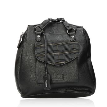 Rieker női stílusos hátizsák - fekete