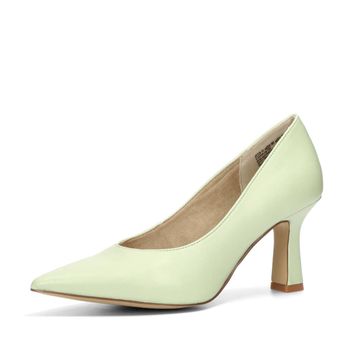 s.Oliver női divatos magassarkú cipő - zöld