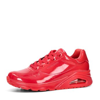 Skechers női lakkbőr sneakerek - piros