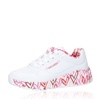 Skechers gyermekek stílusos cipői - fehér