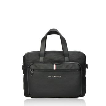 Tommy Hilfiger férfi laptop táska - fekete